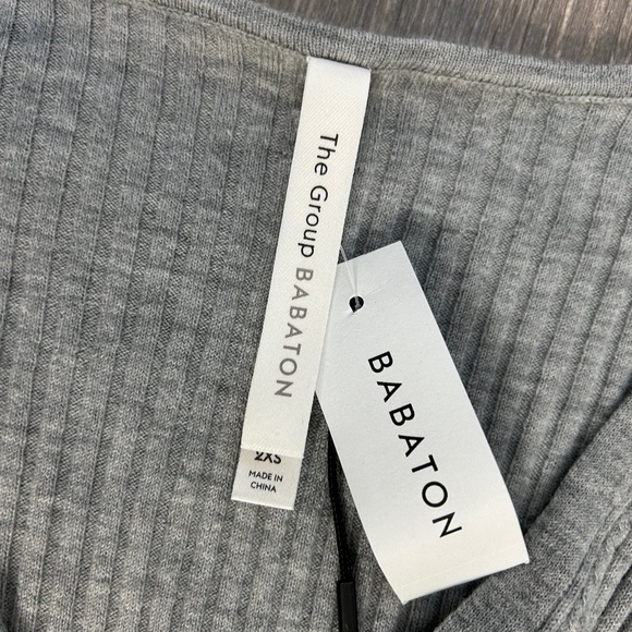 Aritzia The Group By Babaton Avalon Midi Dress Buttons Bodycon Stretch Fitted - Picture 10 of 16